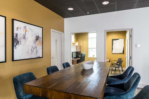 Conference Table at CityView, North Kansas City, MO