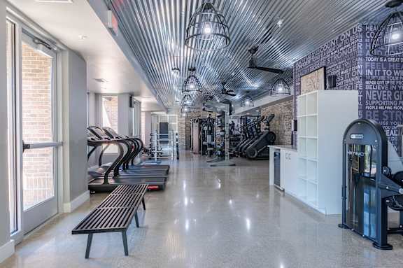 Fitness Studio at Edge 35 Apartments, Indianapolis, 46203