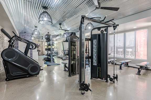 Modern Gym at 747 Apartments, Indiana, 46202