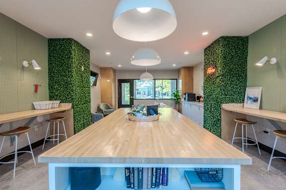 Relaxing Clubhouse at Edge 35 Apartments, Indianapolis