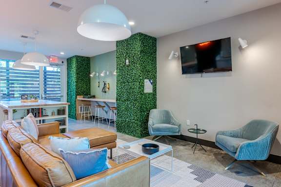 Community Clubhouse at Edge 35 Apartments, Indianapolis, Indiana