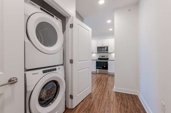 Laundry Care Area at Edge 35 Apartments, Indianapolis