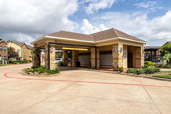 Elegant exterior at Grand Villas at Cinco Ranch, Katy, TX, 77494