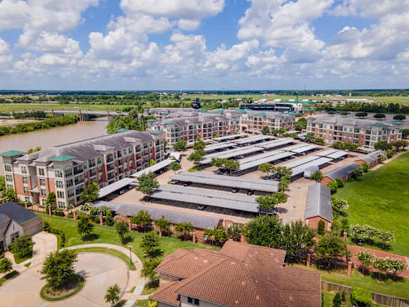 Aerial View of Large Complex at Imperial Lofts, Texas