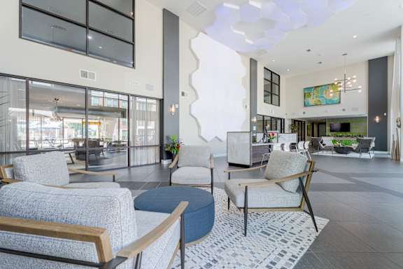 Lobby at Imperial Lofts, Sugar Land, 77498