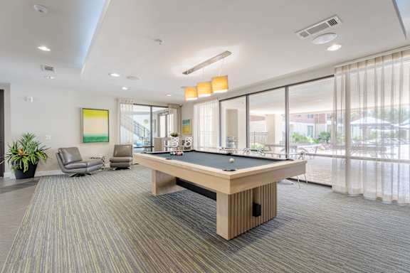 Pool Table at Imperial Lofts, Sugar Land