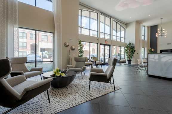 Spacious Lobby Area at Imperial Lofts, Sugar Land, TX, 77498
