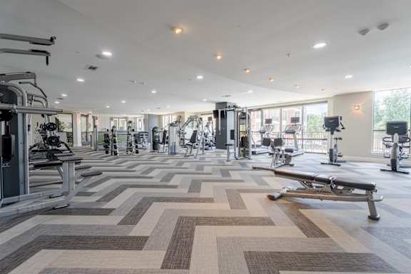 Gym with Equipment at Imperial Lofts, Sugar Land, TX, 77498
