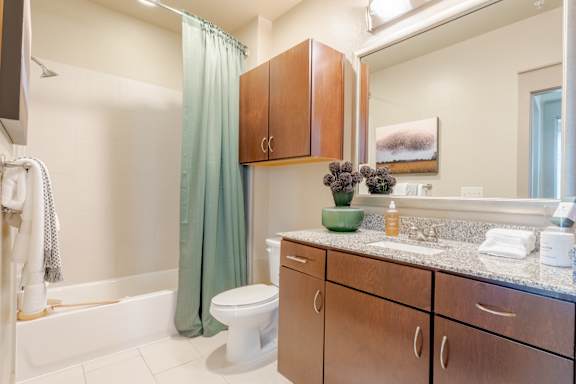 Bathroom Interior at Imperial Lofts, Sugar Land