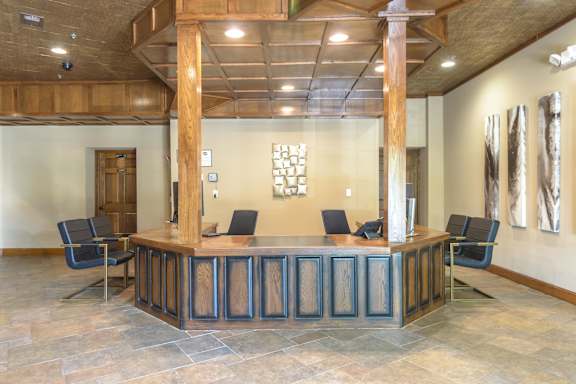 Reception Area at London House Apartments, Lenexa, KS