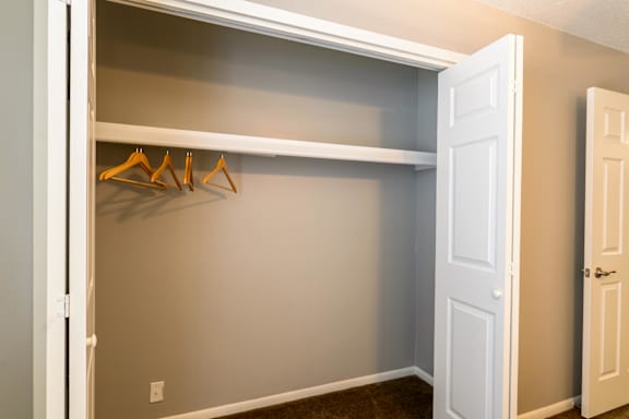Closet View at London House Apartments, Kansas