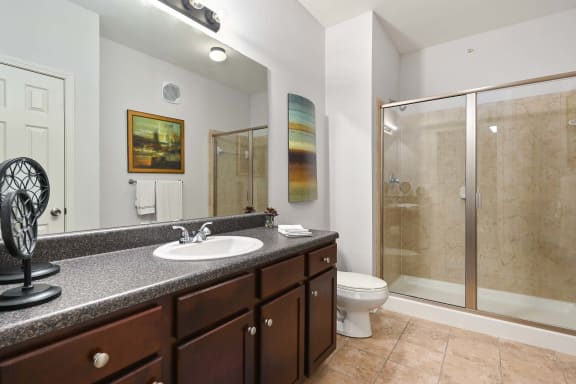 Luxurious Bathroom at Sovereign at Overland Park, Overland Park, KS, 66213