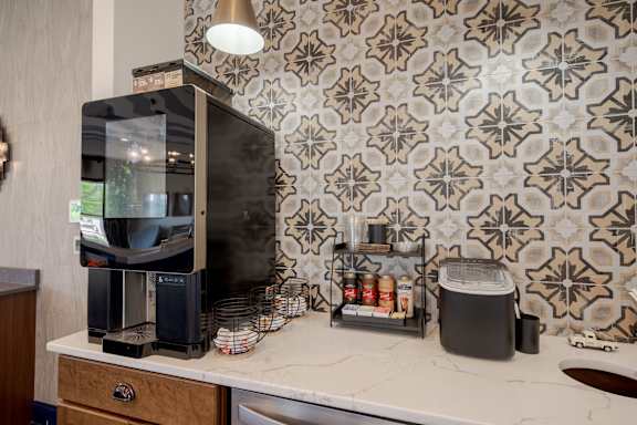 A coffee maker at Overland Park, Pickerington, Ohio