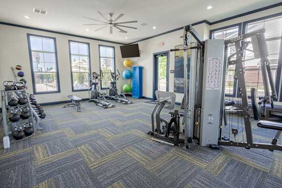 Large Fitness Center at Overland Park, Ohio