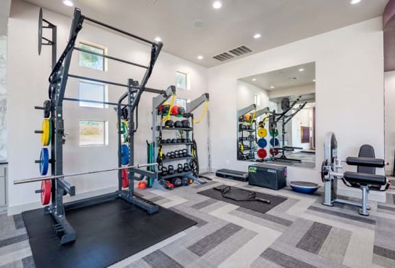 Fitness Center With Modern Equipment at Discovery at Craig Ranch, McKinney, 75070