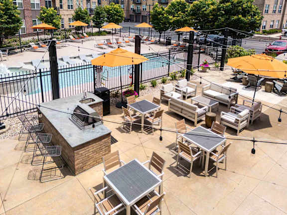 Outdoor Grills And Patio at Penn Circle, Indiana