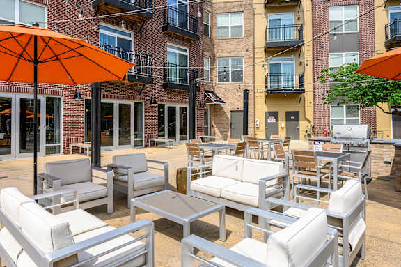 Outdoor Grill And Patio Area at Penn Circle, Carmel