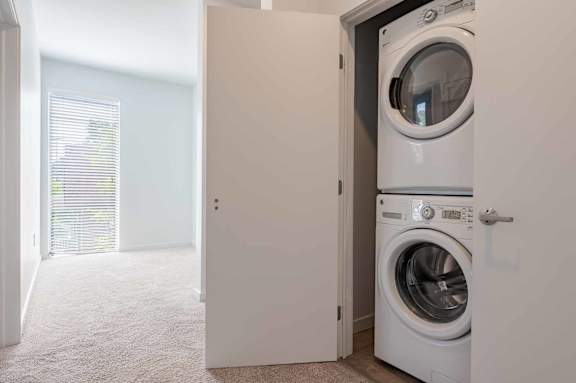 Stacked Washer Dryer at Pinnex, Indianapolis, Indiana