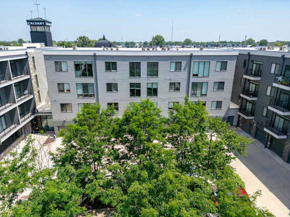 Aerial Exterior View at Pinnex, Indianapolis, 46203