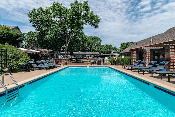 Shimmering Swimming Pool at Springhill Apartments, Overland Park, KS