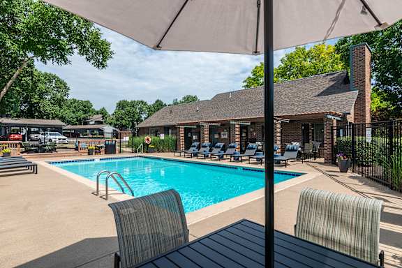 Crystal Clear Swimming Pool View at Springhill Apartments, Overland Park