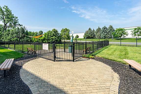 Dog Park Exterior at The Greyson, Hilliard, Ohio