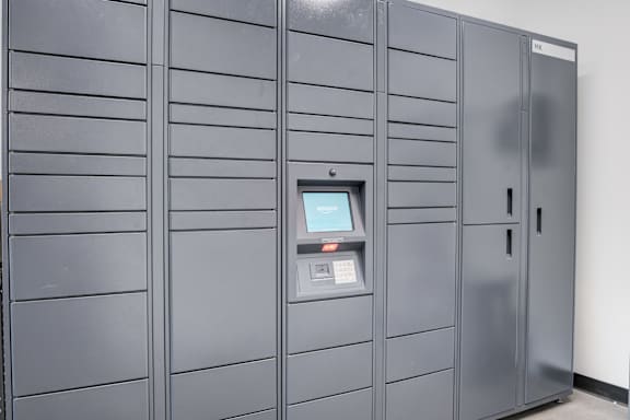 Package Locker Service at The MK, Indiana