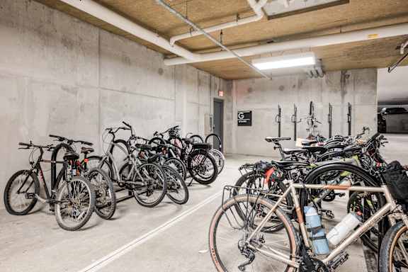 Bike Parking at The MK, Indiana