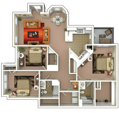 at Grand Villas Apartments, Katy, Texas