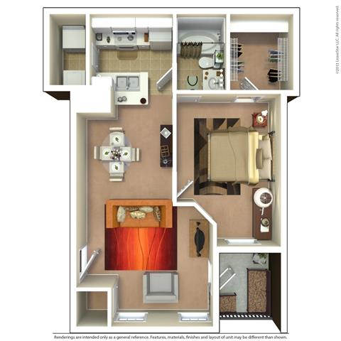 Floor Plan  at Grand Villas Apartments, Katy