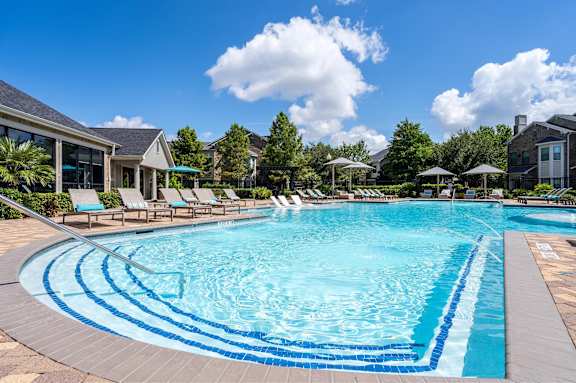 Large Blue Pool at Waterstone at Cinco Ranch Apartments, Texas, 77450