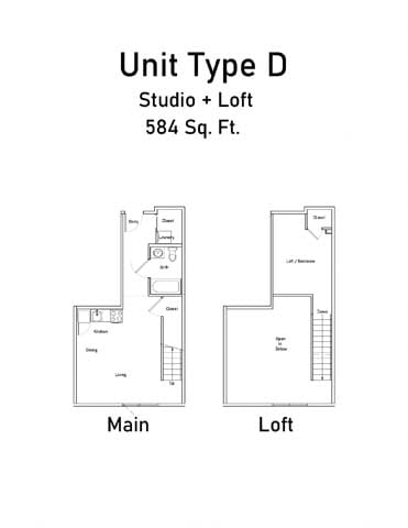 Loft D floor plan