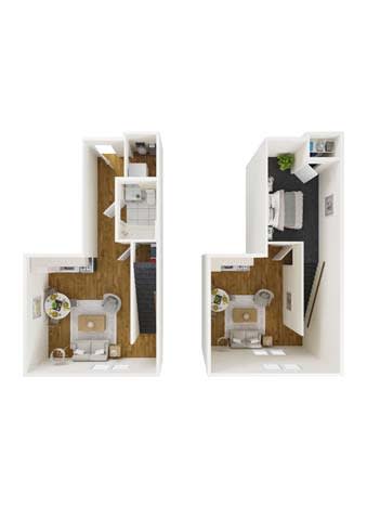 Loft D floor plan