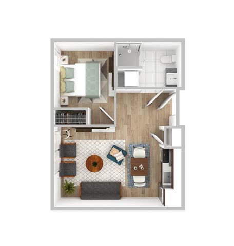 Studio floor plan