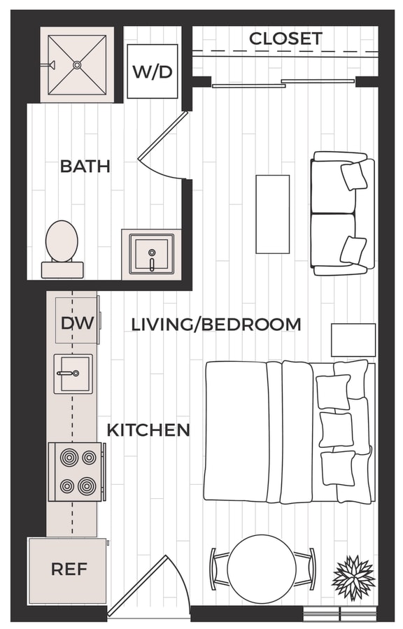 Floor Plan  Studio B Floor Plan