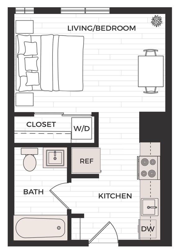 Floor Plan  Studio C1 Floor Plan