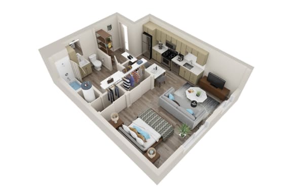 Floor Plan  The Byway | Loowit Falls Studio