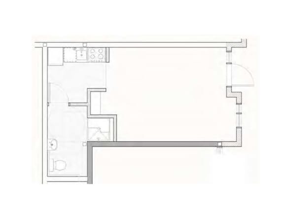 Floor Plan  Pearl Studios | Memphis Floor Plan