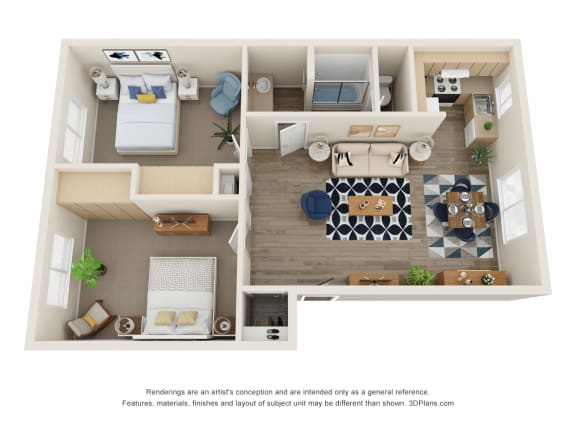 The Montavilla | 2x1 Flat
