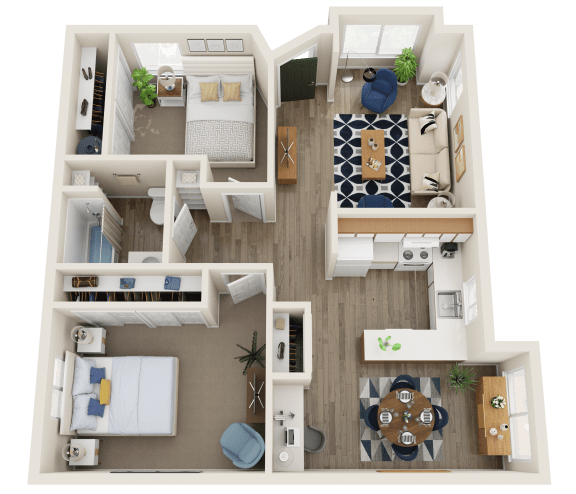 The Montavilla | Two Bedroom ADA