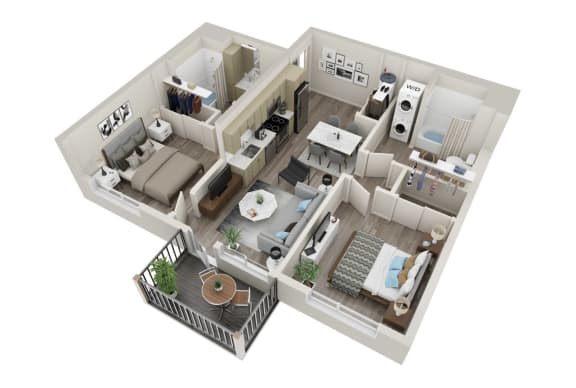 The Byway | Two Bedroom Tunnel Falls ADA