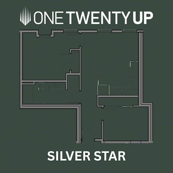 A floor plan of a building named Silver Star.
