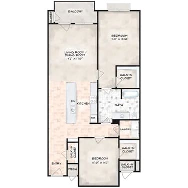 the floor plan