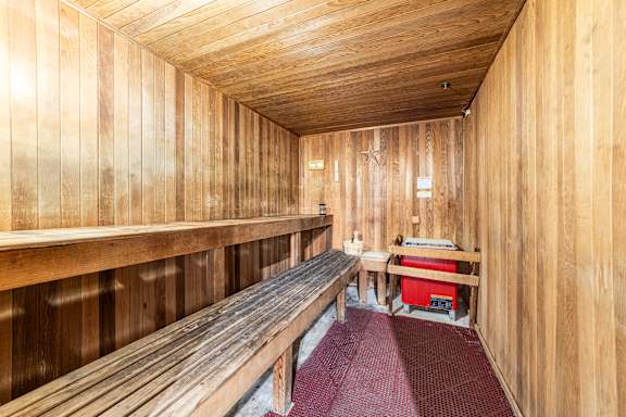 Sauna at The Landmark Apartments, New Braunfels
