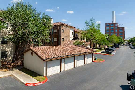 Residential Garage at The Landmark Apartments, New Braunfels, 78130