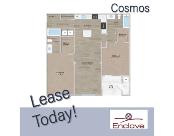 COSMOS Lease today at Enclave Apartments, Henderson, CO