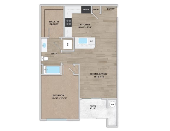 JASMINE 1 BDRM 1 BATH at Enclave Apartments, Colorado