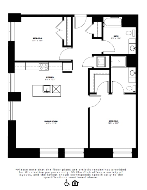 the floor plan of the residence