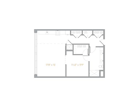 BCA1 Floor Plan at Brim and Crown, Connecticut, 06855