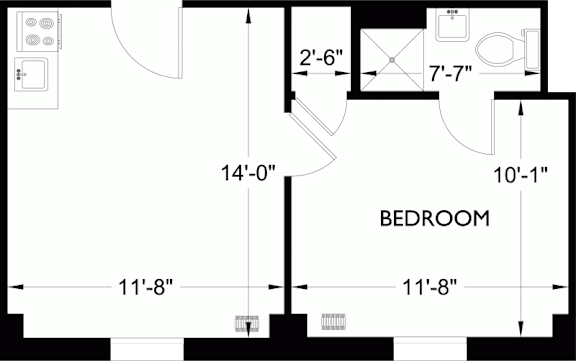 1 bed 1 bath at Addison on Fourth Apartments, Washington, 98104